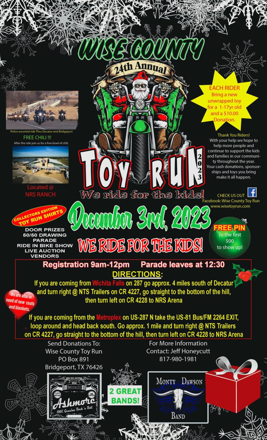 Wise County Toy Run Visit Decatur Texas